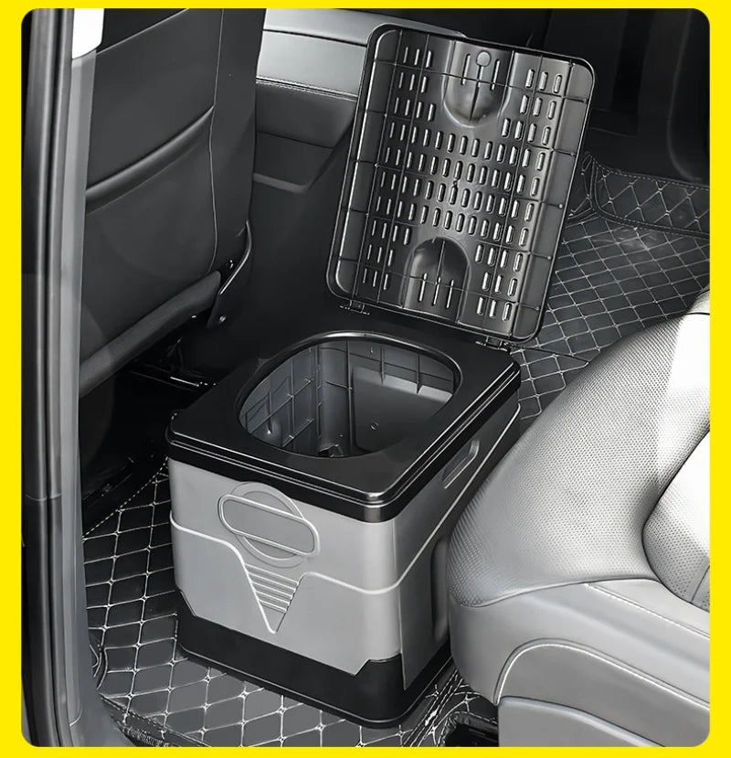 Outdoor Folding Portable Toilet For Camping And Travel Reusable