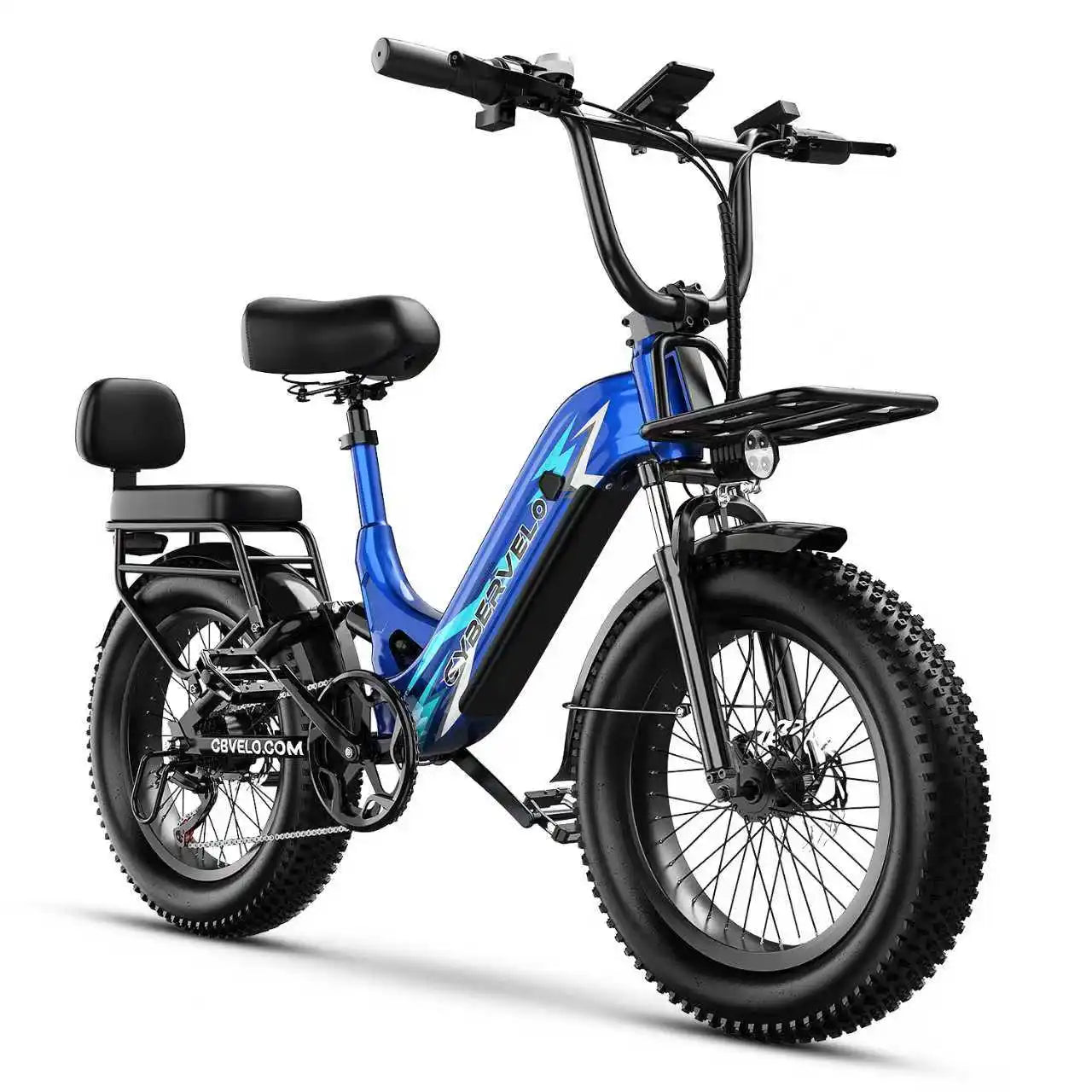 CYBERVELO EK12 Step Through Electric Bike With Removable 48V Battery