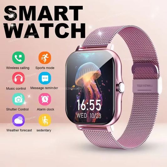 Smart Watch With Blood Oxygen And Blood Pressure Monitor Bluetooth