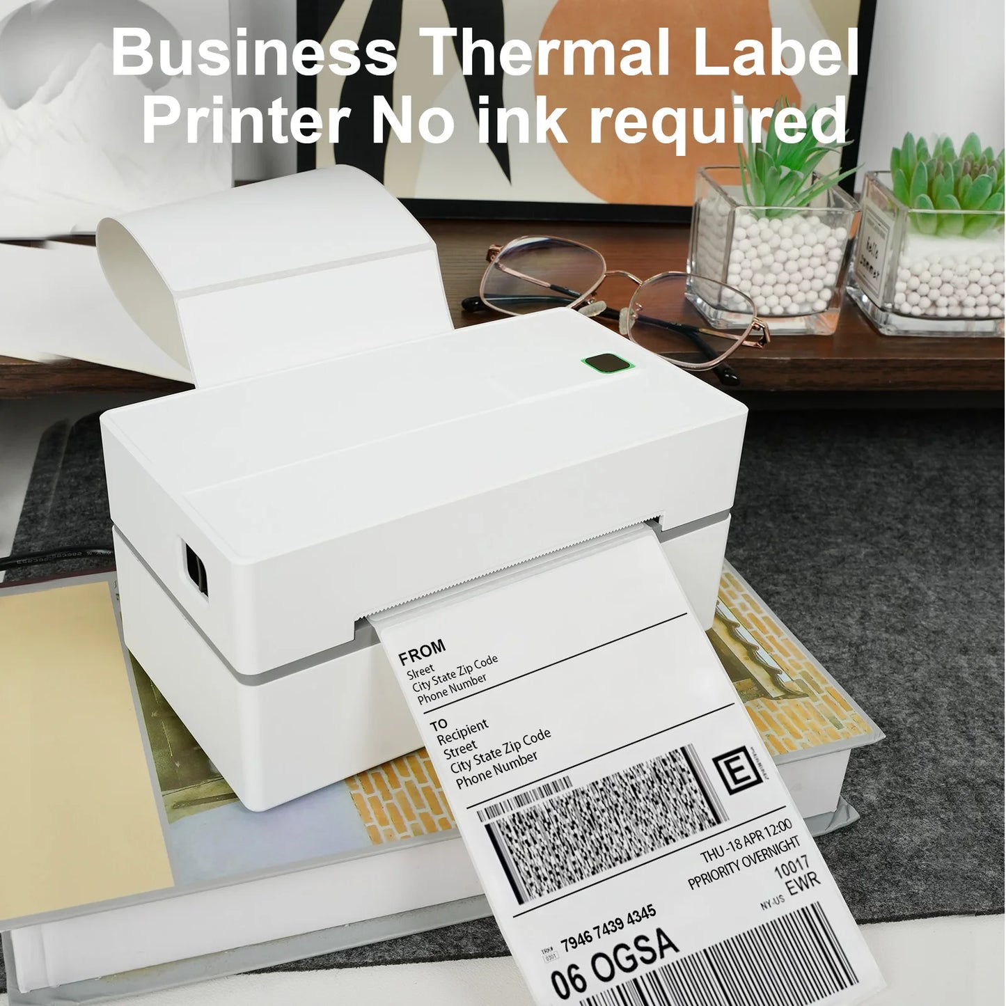 TakeYou Portable Thermal Label Printer 203DPI Bluetooth USB