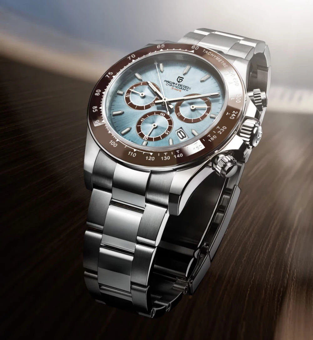 PAGANI DESIGN Men's Sports Quartz Watch With Sapphire Crystal