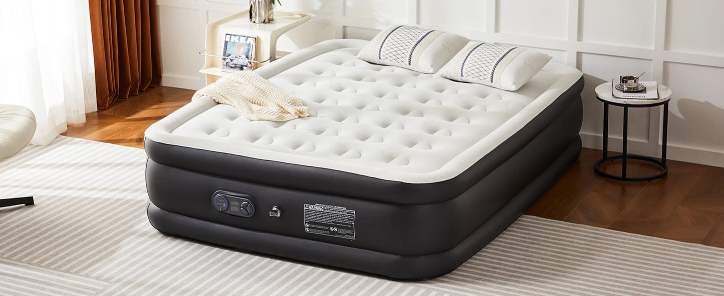 JHK Air Mattress Double Height With Non Slip Bottom