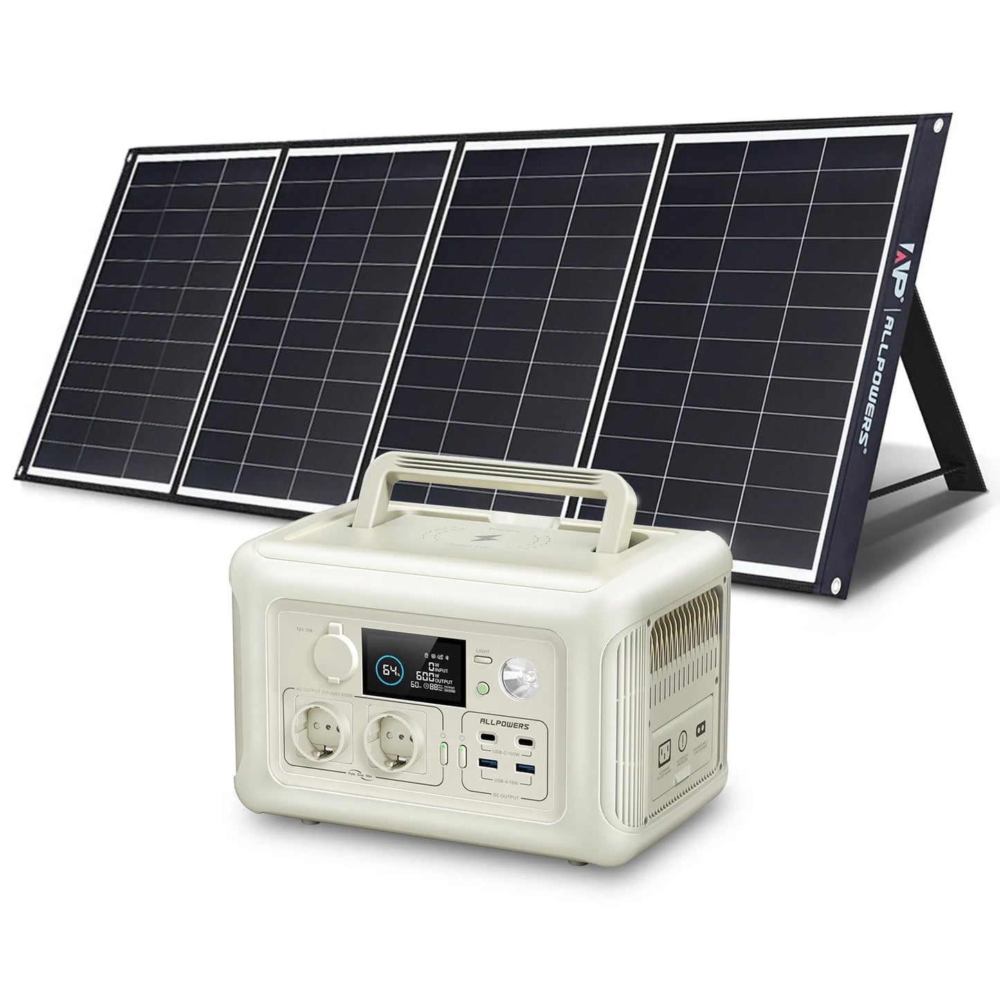ALLPOWERS R600 Portable Power Station 299Wh Solar Generator