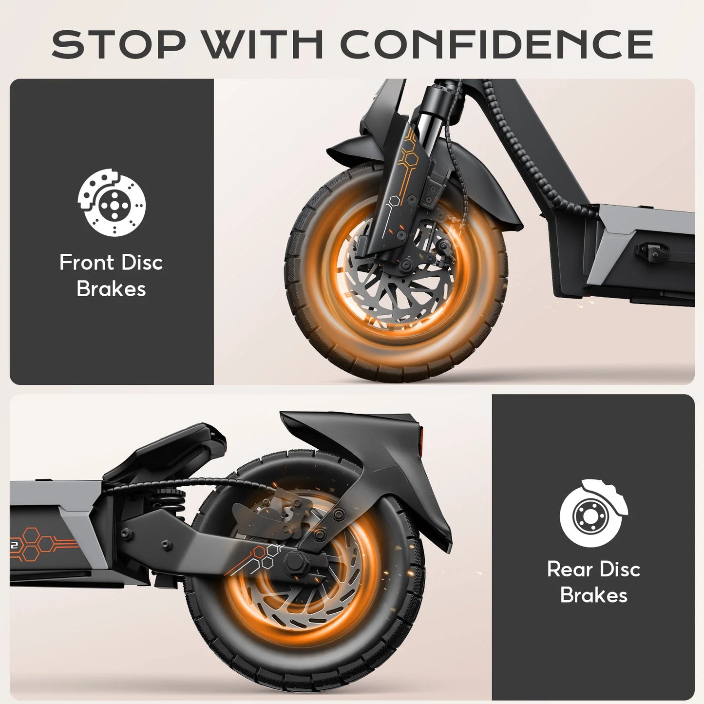 FENGQS ONECNA T2 1200W Dual-Motor Foldable Electric Scooter