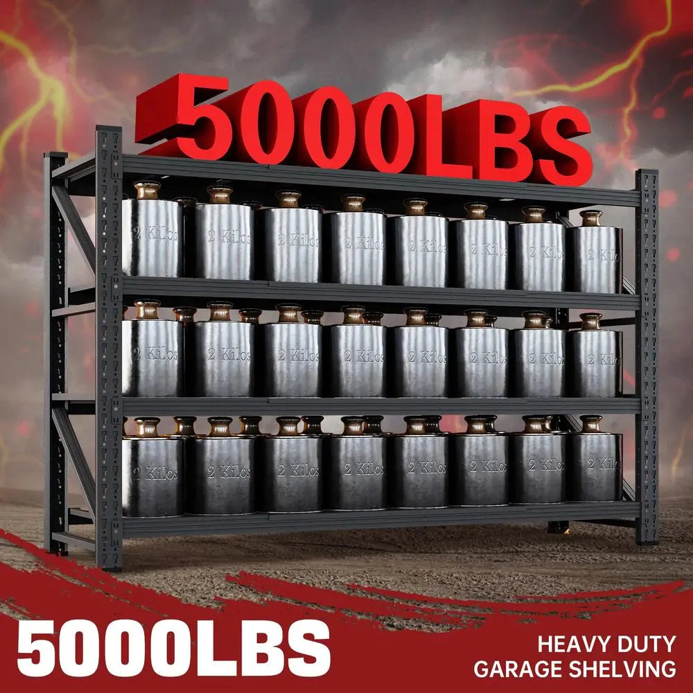 Heavy Duty 5000 Lb Garage Storage Shelves, Adjustable Metal Units
