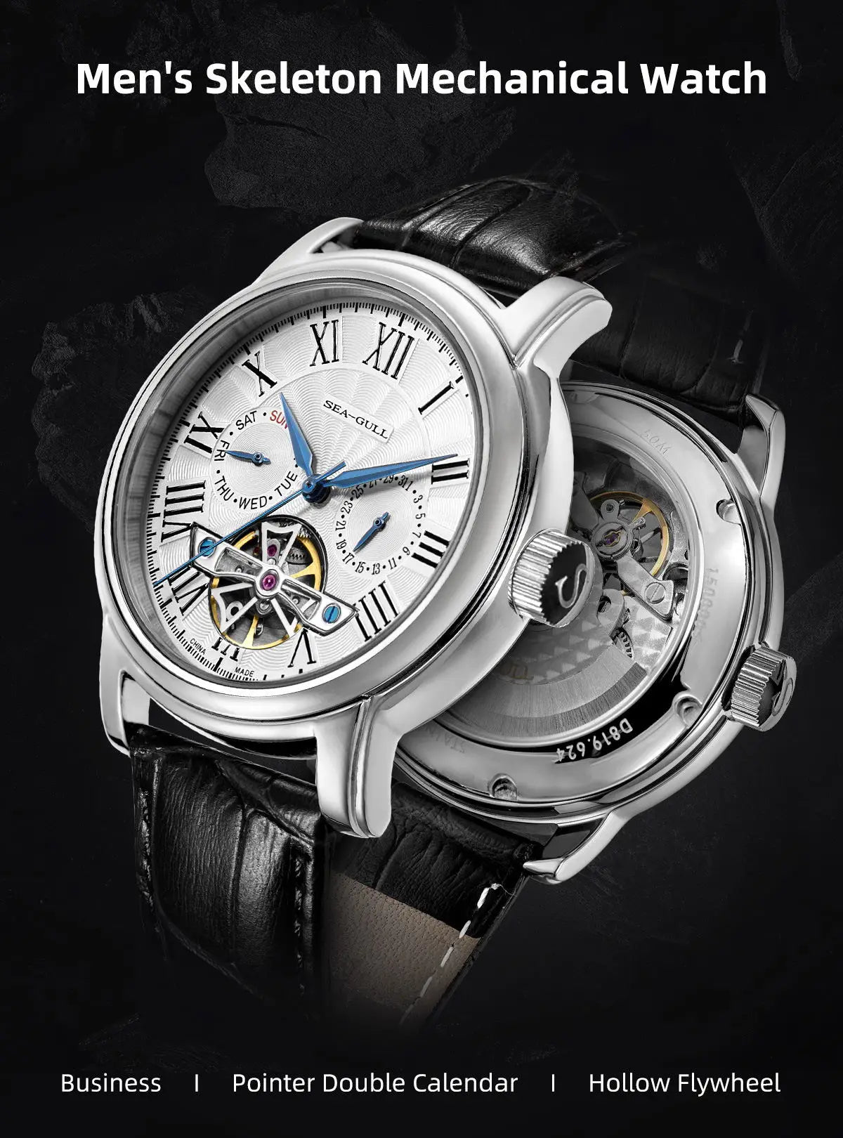 Sea-Gull Stainless Steel Luxury Mechanical Watch For Men
