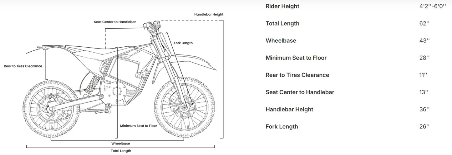 QRONGE X1 Spark 4500W Electric Dirt Bike