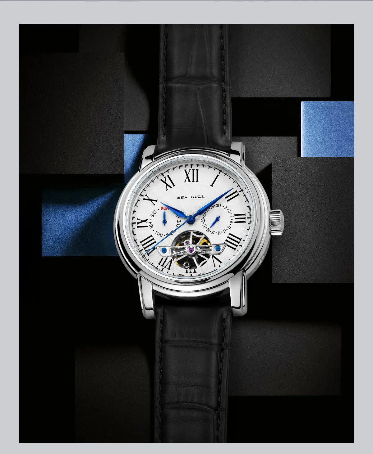 Sea-Gull Stainless Steel Luxury Mechanical Watch For Men