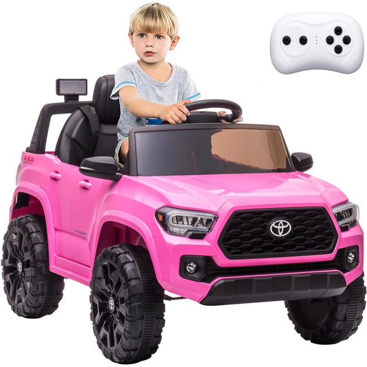HiMISS 12V Kids Ride On Car With Remote And LEDHeadlights