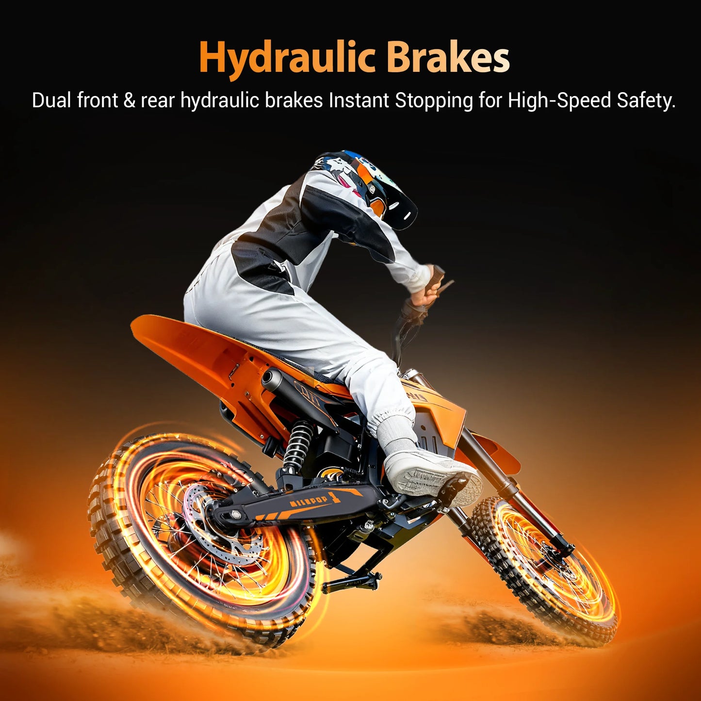 Engwe HillMiles MilePop Electric Dirt Bike 2000W With Dual Suspension