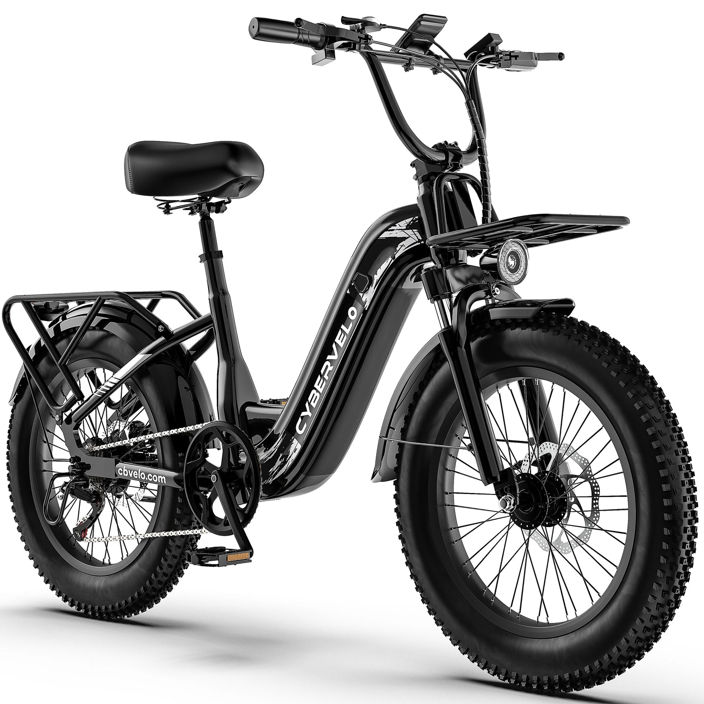 CYBERVELO EK8 Off-Road Electric Bike 1000W Peak 7-Speed 80-Mile Range