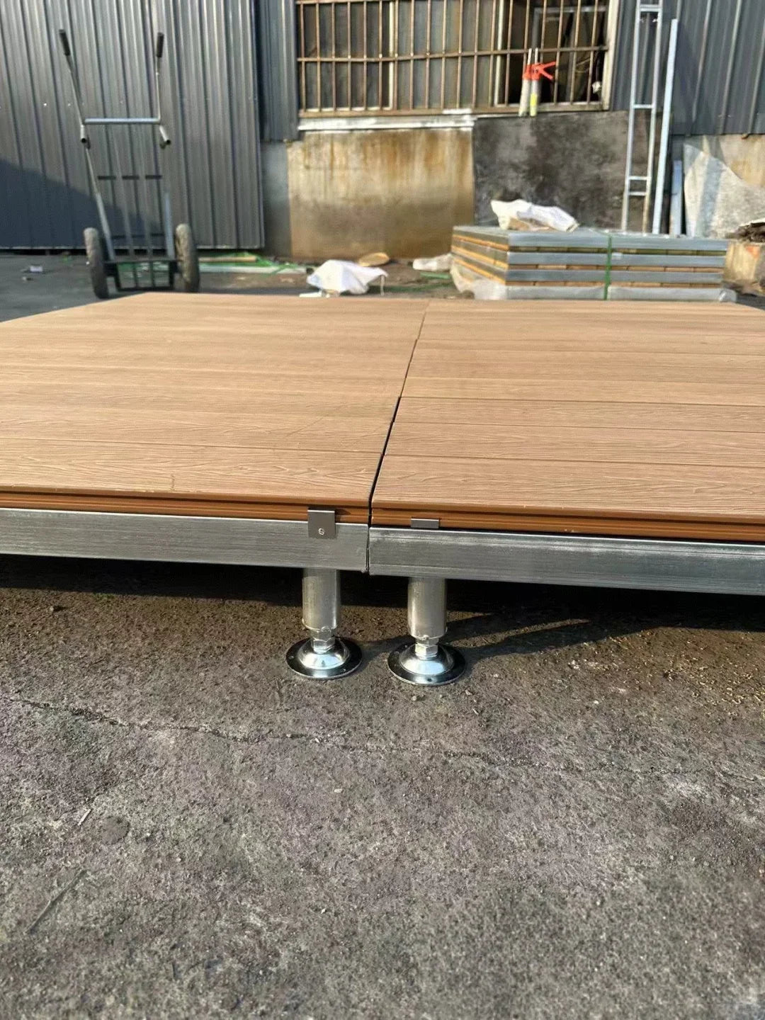 WPC Outdoor Platform Modules for Yard and Camping Gear