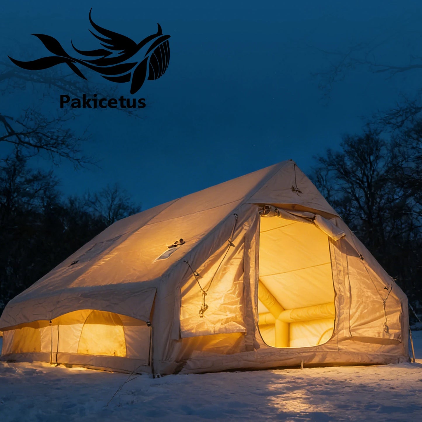 Inflatable Quick Setup Camping Tent Waterproof Family Portable Air Tent