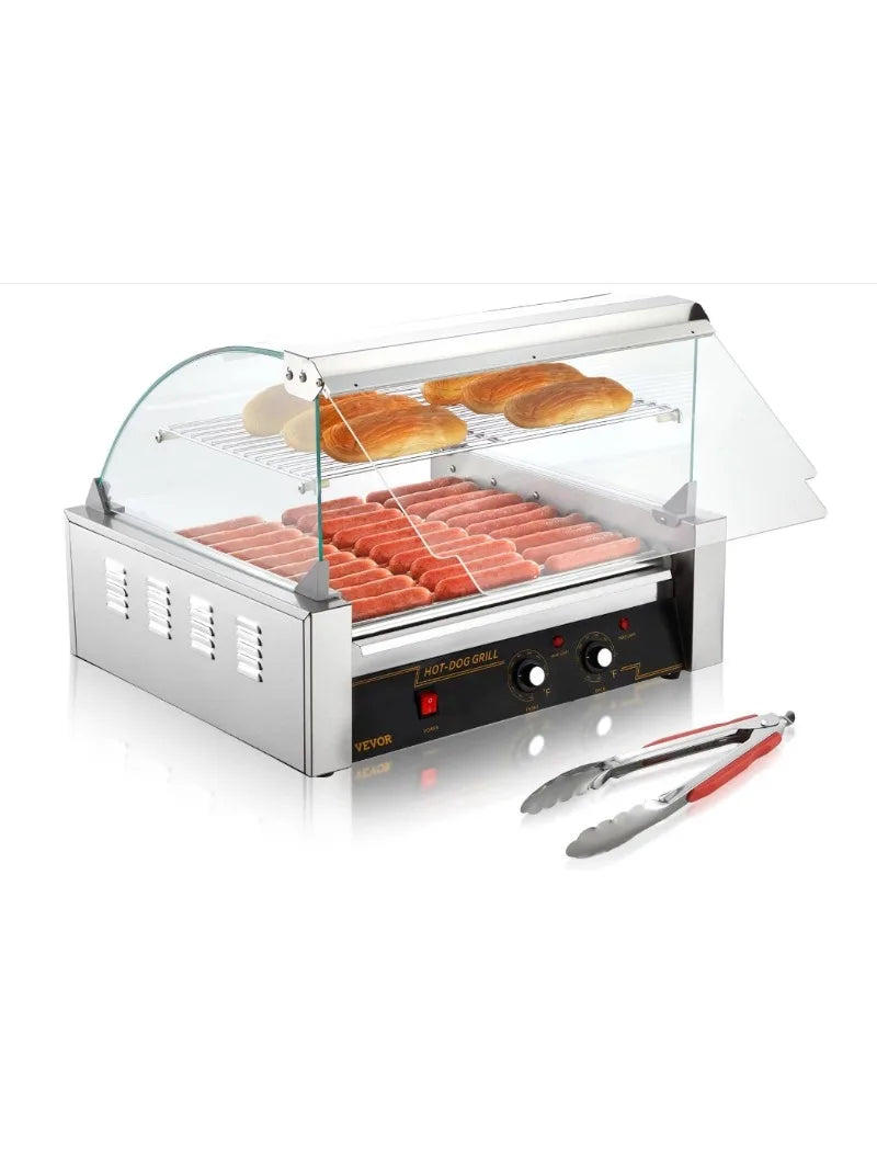 Commercial Electric Hot Dog Sausage Grill Machine 110V 220V