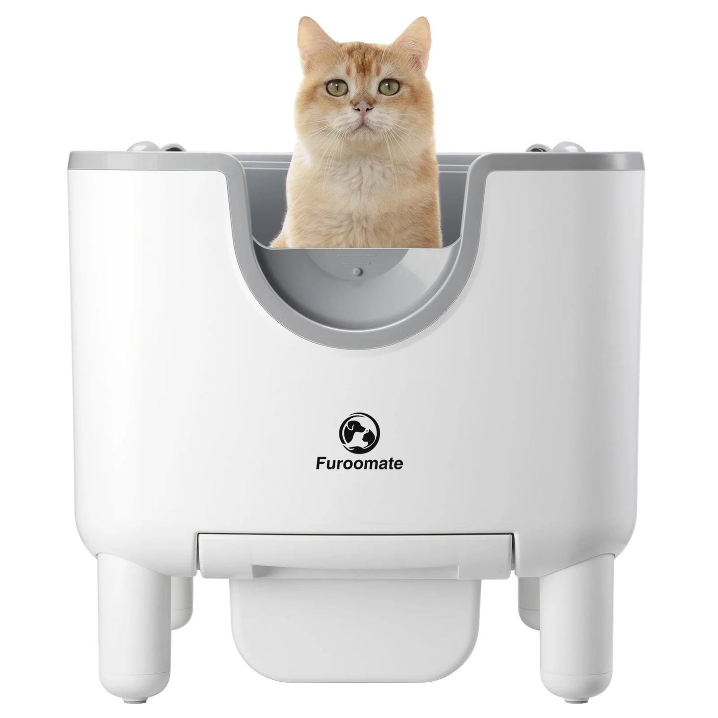 Furoomate F6 Self Cleaning Open Top Cat Litter Box