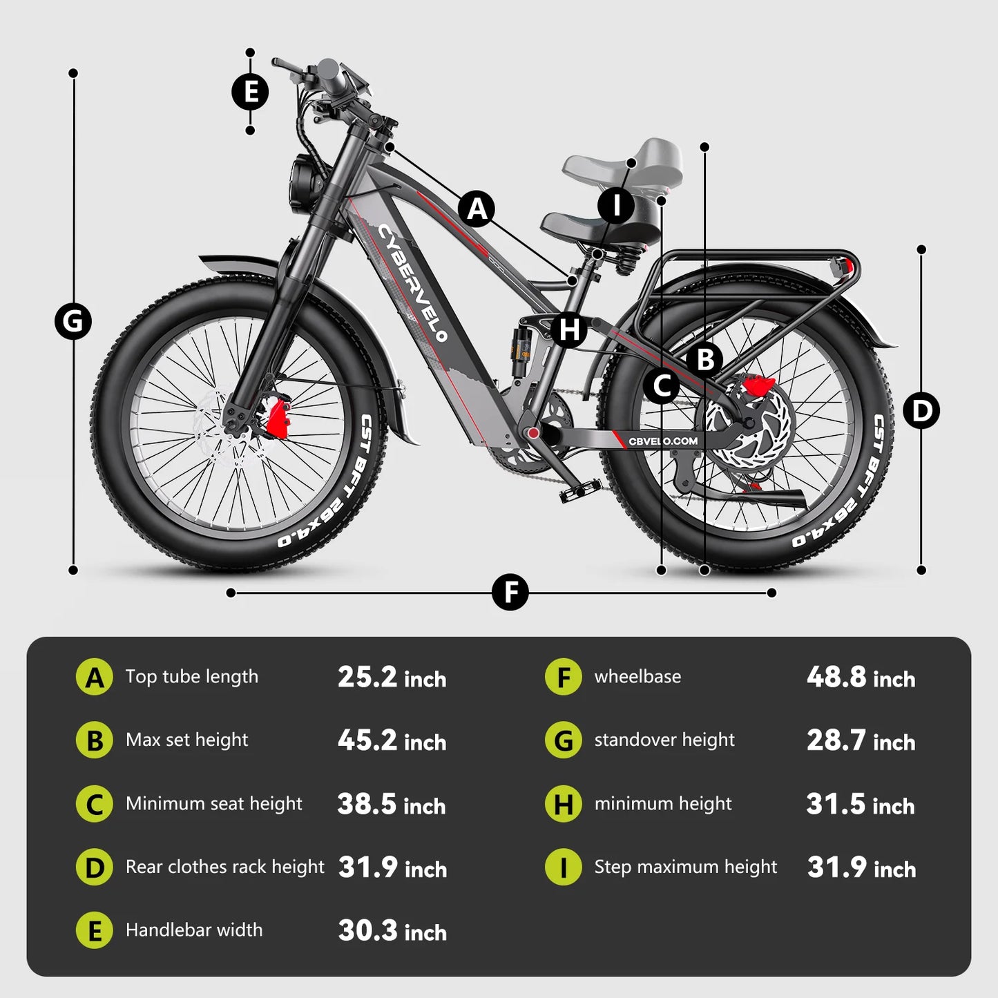 CYBERVELO EK9 5000W Off Road Electric Bike With 60V Battery
