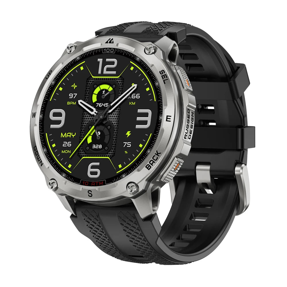 KOSPET Tank T4 Smartwatch For Men GPS Offline Maps 10ATM