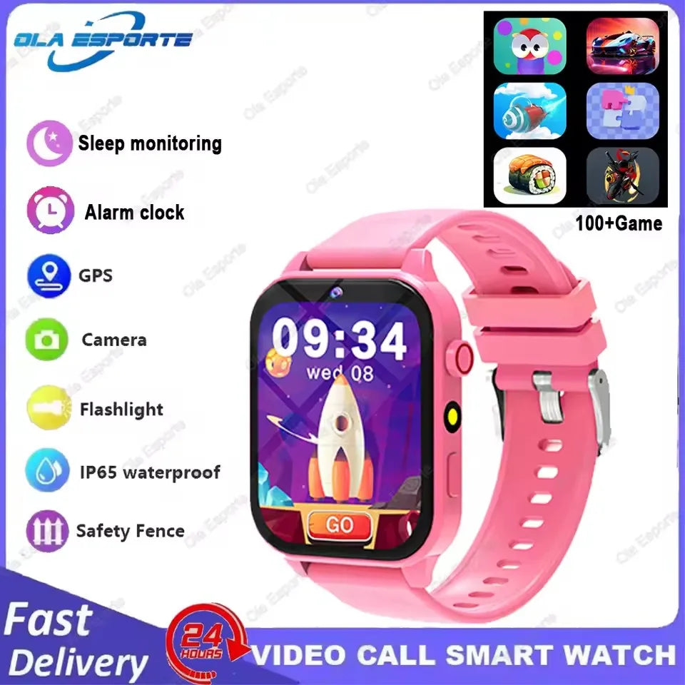 Kids Smartwatch With 100 Plus Games, HD Screen, Music iOS Android