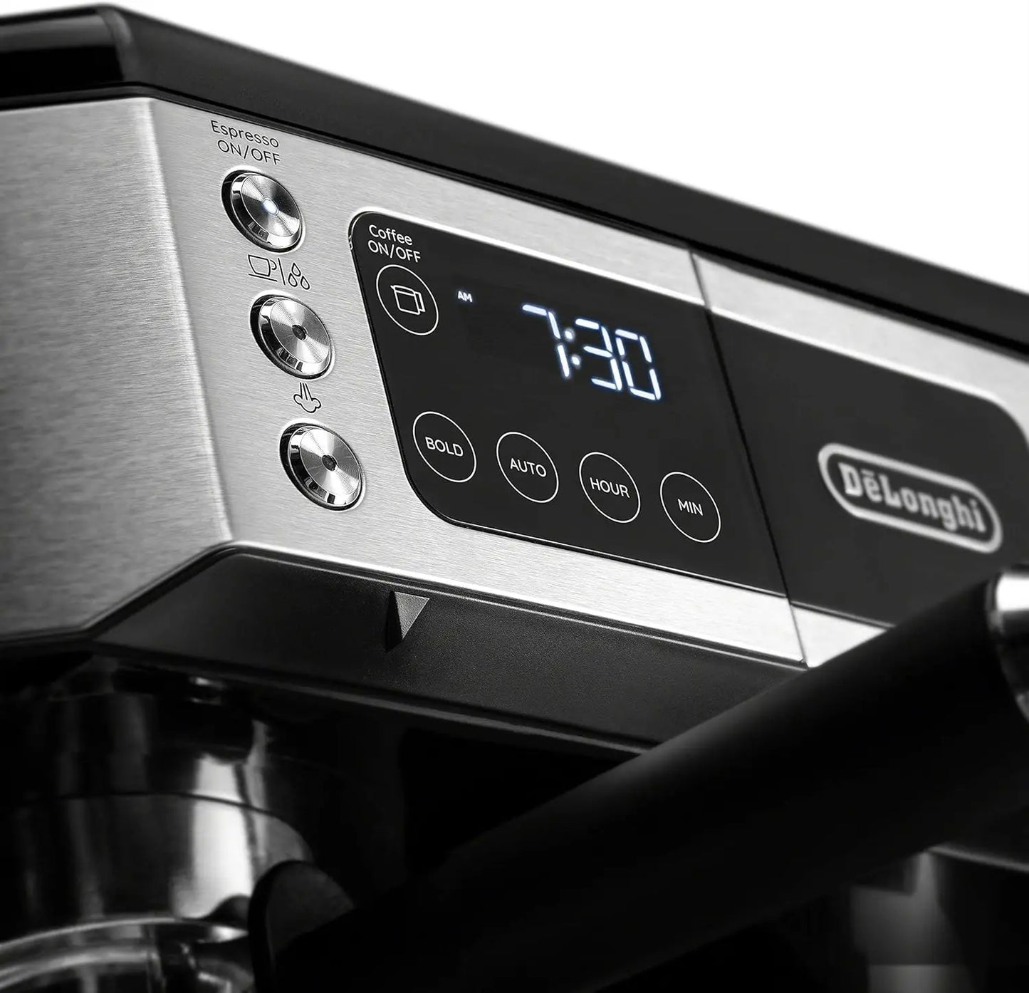 Upgraded All-in-One Coffee And Espresso Machine With Adjustable Milk Frother