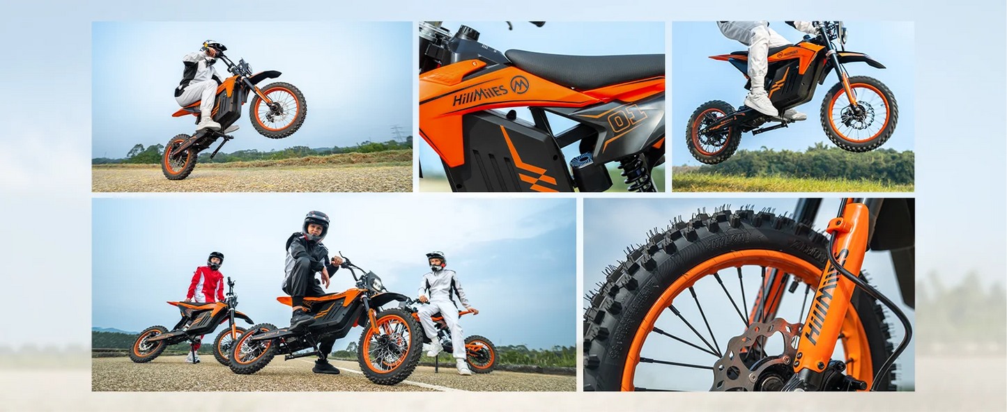 Engwe HillMiles MilePop Electric Dirt Bike 2000W With Dual Suspension