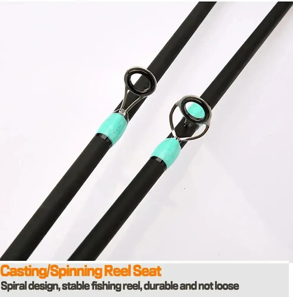 Ultralight Portable Baitcasting Fishing Rod And Reel Set