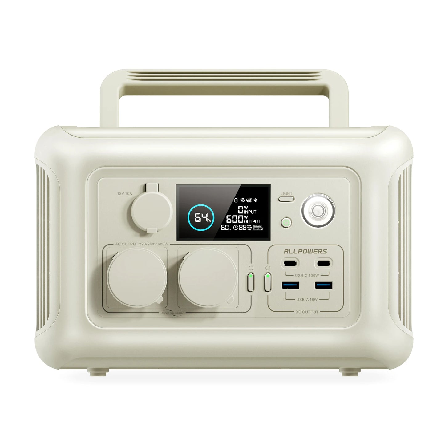 ALLPOWERS R600 Portable Power Station 299Wh Solar Generator