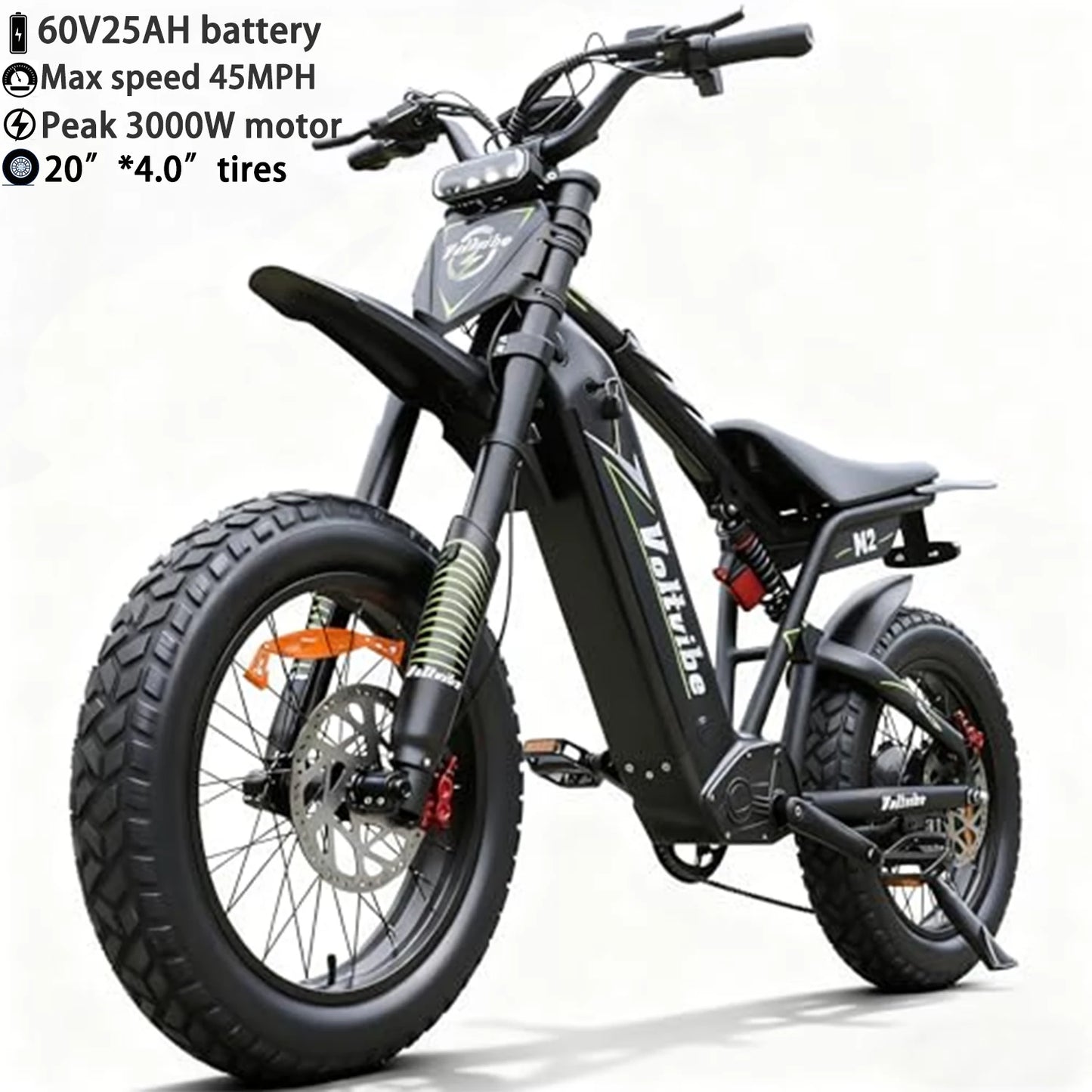 BAOLUJIE Electric Bike 1500W Peak Power E Bike for Adults