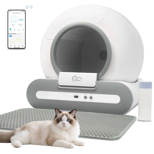 DOEL Self-Cleaning Cat Litter Box With App Control 2.4G WiFi