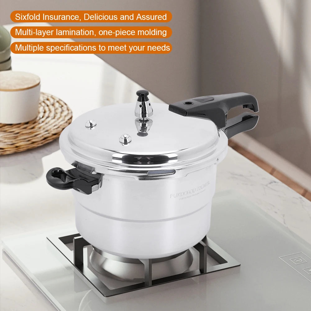 Shunmaii Pressure Cooker With Steaming Plate Aluminum Alloy Stovetop Canner