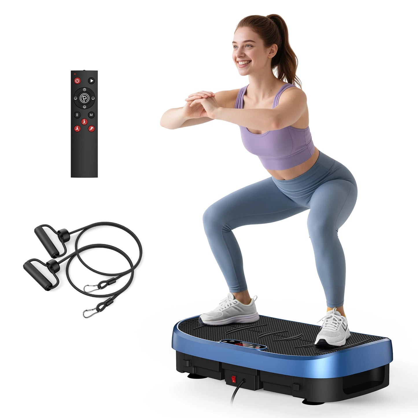 HTM Vibration Plate Multifunction Trainer for Home Gym 330lb