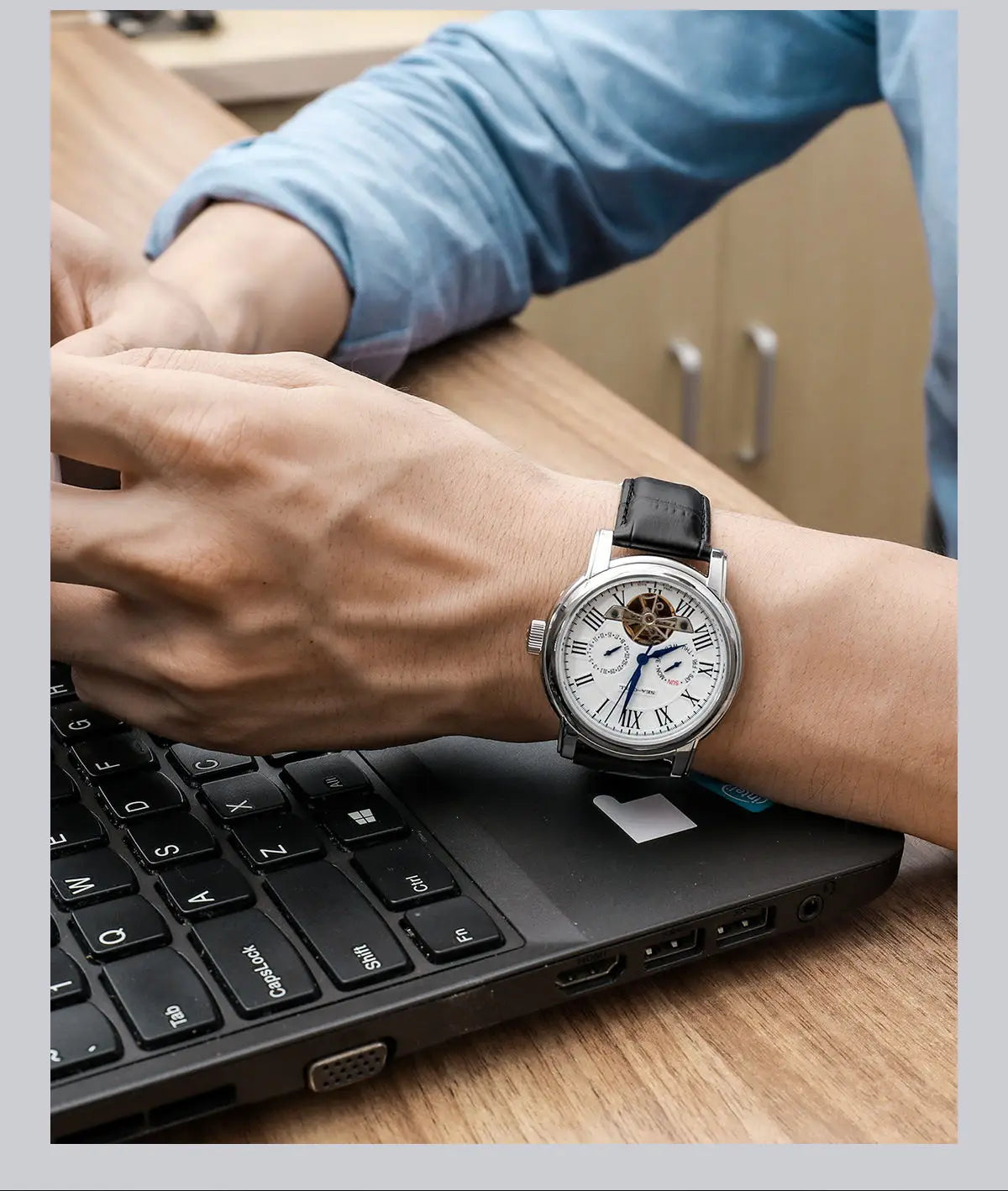 Sea-Gull Stainless Steel Luxury Mechanical Watch For Men