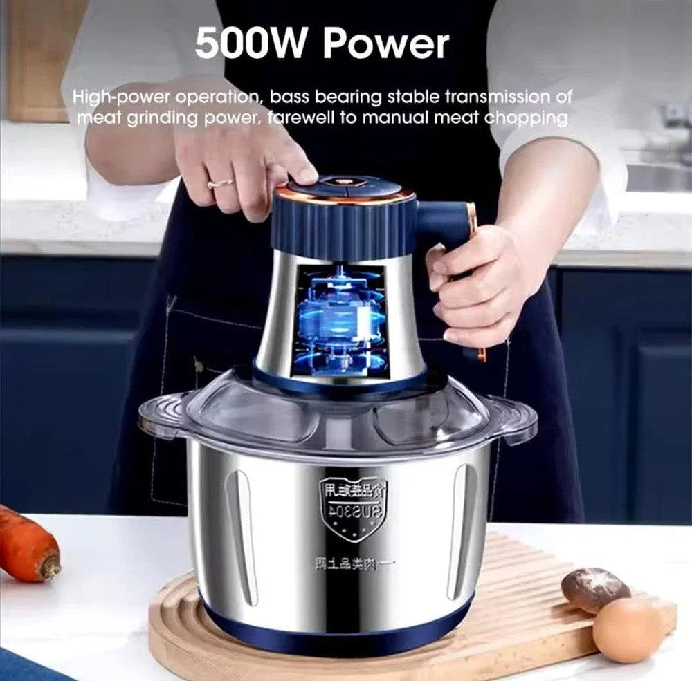 Automatic Meat Grinder Stainless Steel Electric Food Processor