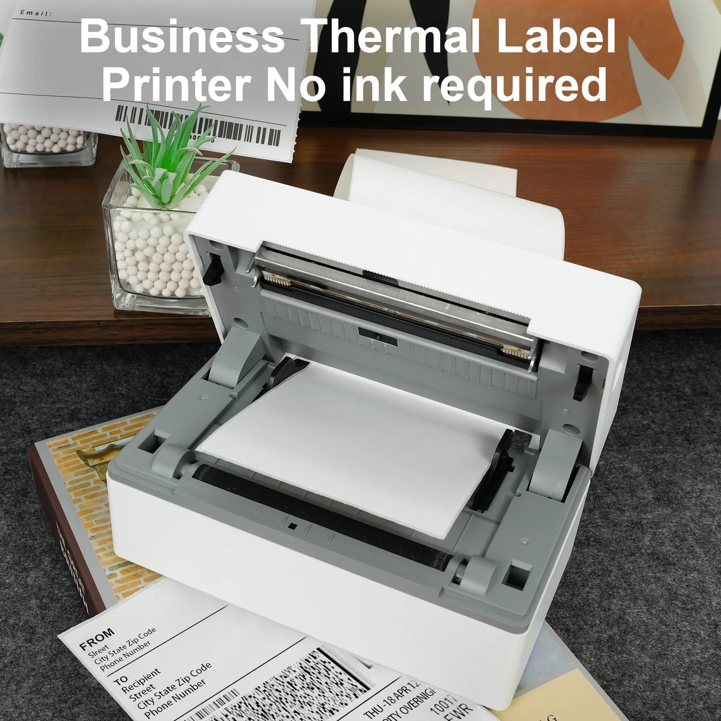 TakeYou Portable Thermal Label Printer 203DPI Bluetooth USB