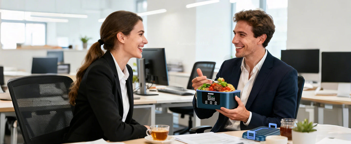 Cordless Electric Heated Lunch Box For On The Go Meals