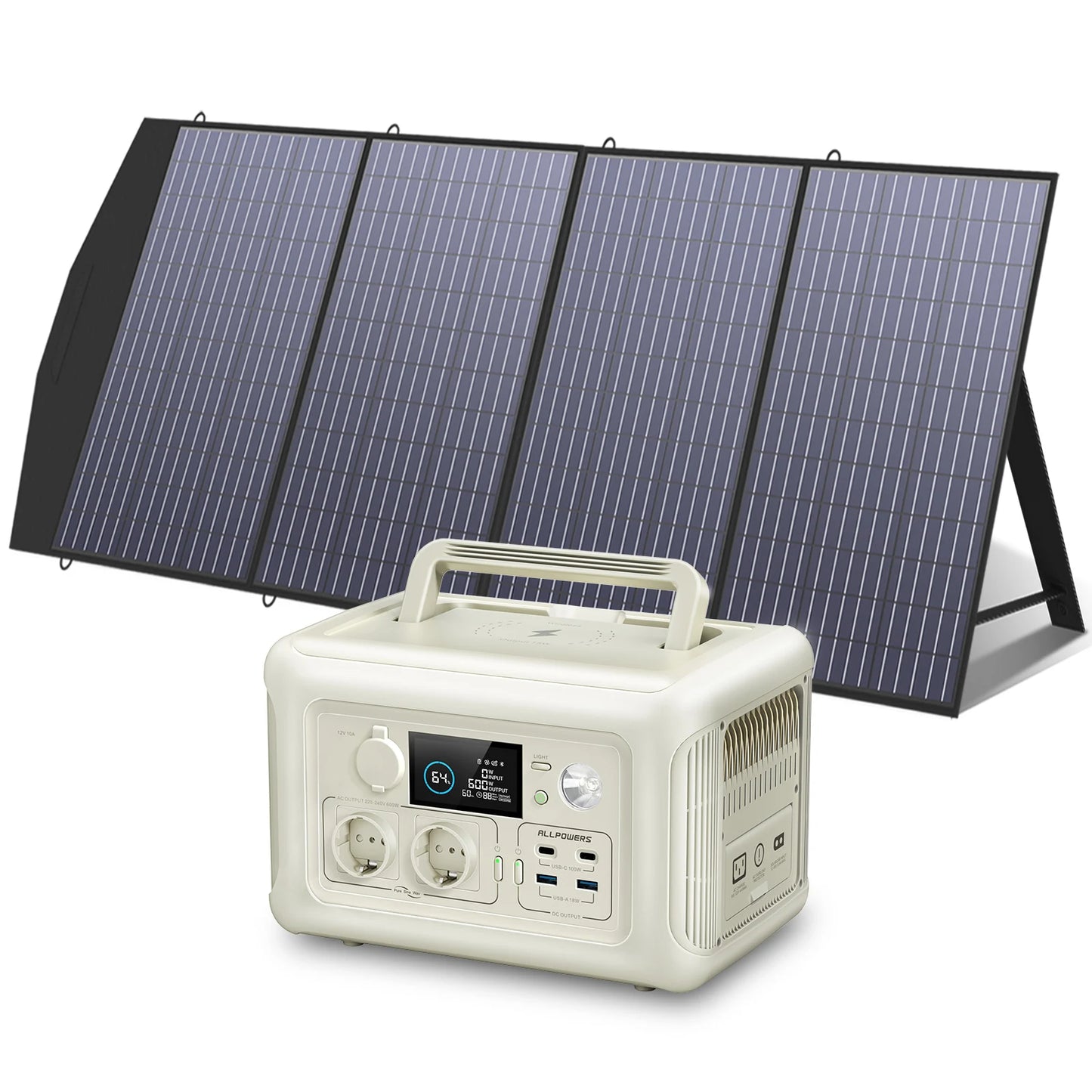 ALLPOWERS R600 Portable Power Station 299Wh Solar Generator