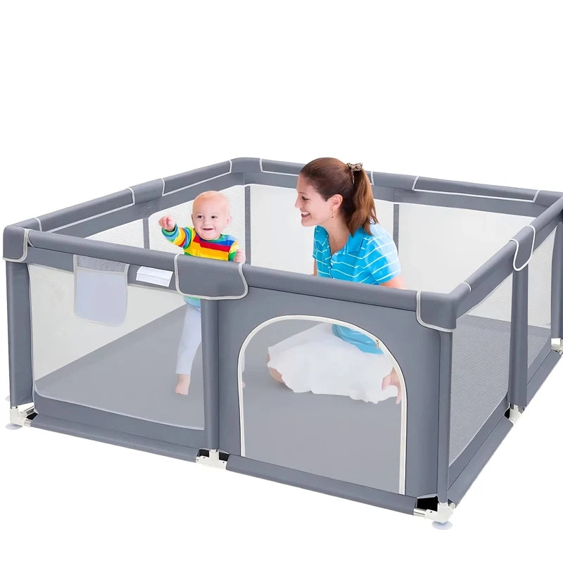 Kids Foldable Baby Playpen Playground Indoor Outdoor Safety Play Yard Portable