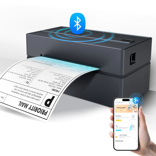 TakeYou Portable Thermal Label Printer 203DPI Bluetooth USB