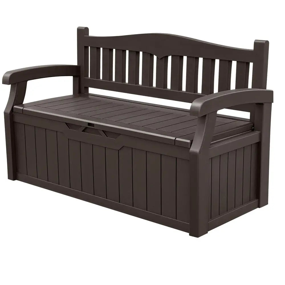Lockable Storage Bench Deck Box For Patio Furniture Outdoor
