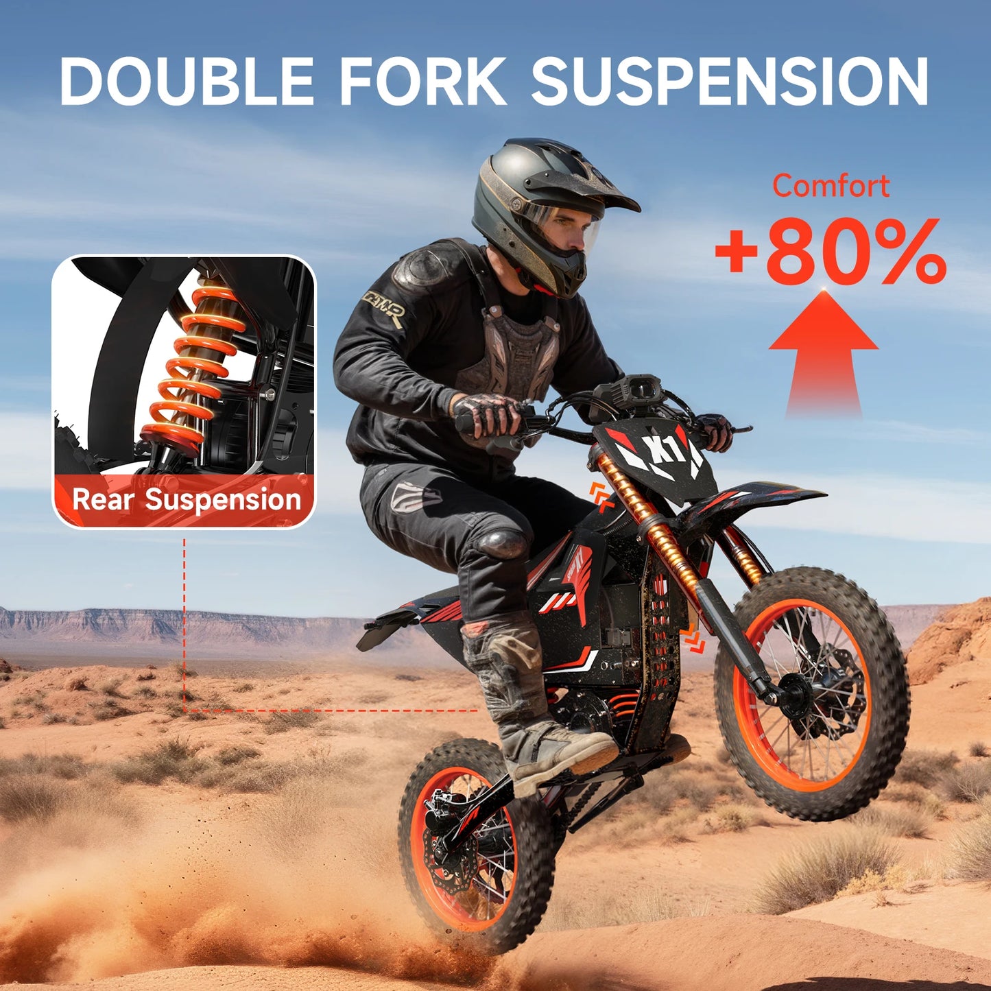 QRONGE X1 Spark 4500W Electric Dirt Bike