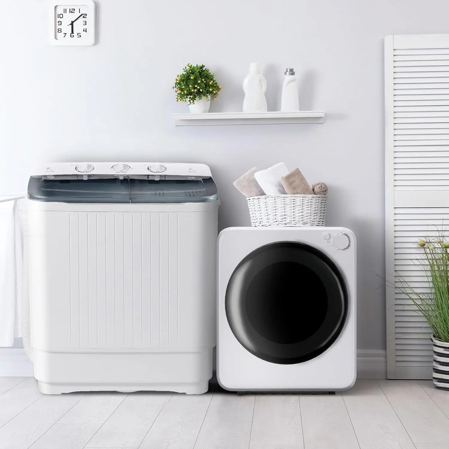 Fully Automatic Portable Washer Dryer Combo With Five Modes