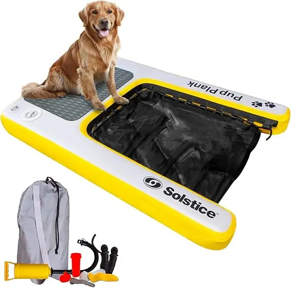 Solstice Inflatable Pup Plank Water Ramp for Boats and Docks