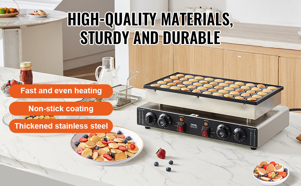SucceBuy Dorayaki Baker Mini Dutch Pancake Maker Commercial