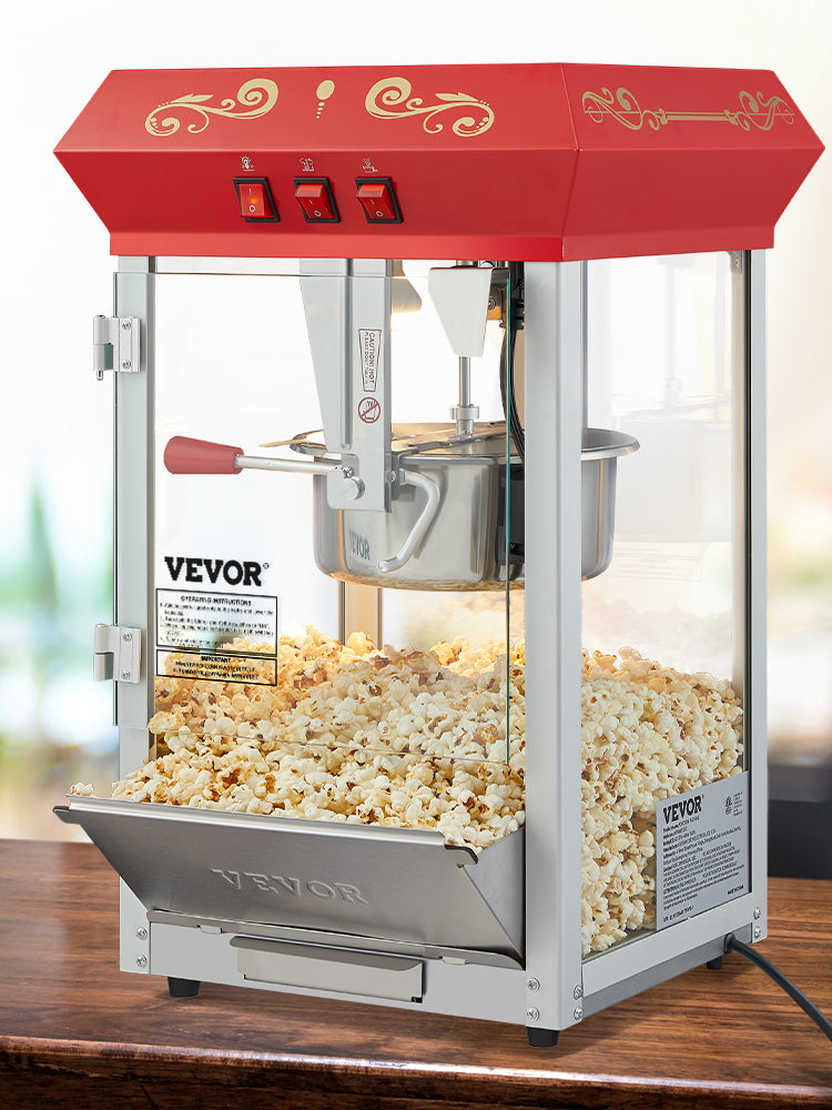 Succebuy Popcorn Maker Commercial Popper Machine SUS304 Heating Tube